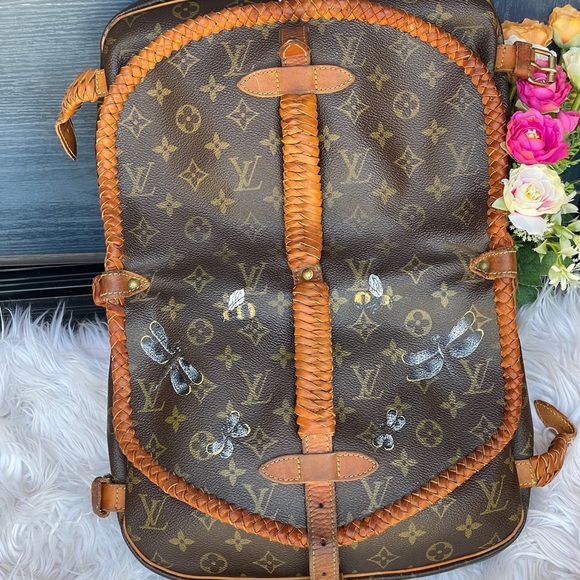 💝 😍handmade custom 🌟Louis Vuitton Saumur 30 - Picture 4 of 17